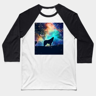 Night With The Wolves Baseball T-Shirt